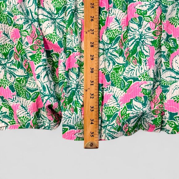 Lilly Pulitzer Kasida 2 Piece Crop top Skirt Just Wing It Botanical Size 0 - Picture 13 of 14